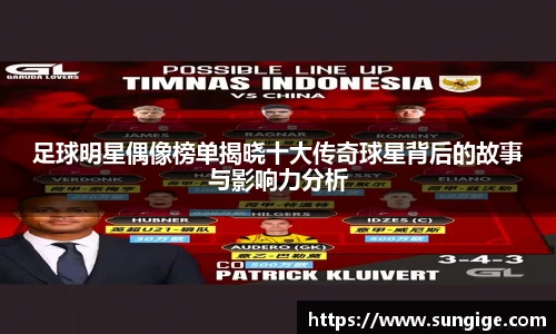 足球明星偶像榜单揭晓十大传奇球星背后的故事与影响力分析